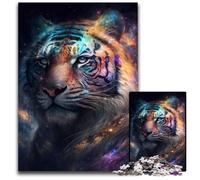 Puzzles for 1000 Piece Nebula Tiger Puzzles for Adults Family Fun Activity, Brain Challenge, for Teenager 50x75CM/19.68x29.52inch