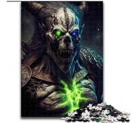 Puzzles for 1000 Piece Necro Zombies Jigsaw Puzzles for Adults 1000 Piece Toys Gift Educational Intellectual Decompressing Fun Family Game (Size 26x38cm)