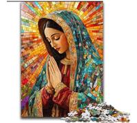 Puzzles for 1000 Piece Our Lady of Guadalupe Praying Challenging Puzzles 26X38CM for Mother'S Day, Birthdays, Christmas