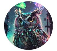 Puzzles for 1000 Piece Owl Cloud Cardboard Jigsaw Puzzles for Adults Perfect for Teenagers & Collectors, Ideal Home Decor & Travel Gift 67.5x67.5cm