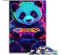 Puzzles for 1000 Piece Panda Playing Games Impossible Jigsaw Puzzles for Adults 50X75CM Gift for Men And Women, Daily & Special Occasion