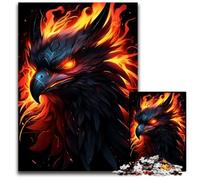 Puzzles for 1000 Piece Phoenix Head Fire Difficult Puzzles for Adults Family Interactive Game Craft Gift with Colorful Artwork 1000 PCS(38x26cm)