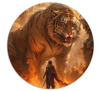 Puzzles for 1000 Piece Tiger Cardboard Jigsaw Puzzles Perfect for Family Fun on Christmas,Thanksgiving,Birthdays & Easter 67.5x67.5 cm