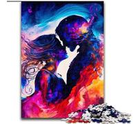Puzzles for 1000 Piece Twin Flame Couple In Love Wooden Jigsaw Puzzles for Adults size 50x75cm Brain Teaser Game, Interactive Family Game, Suitable for Ages 14+