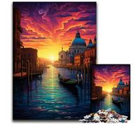 Puzzles for 1000 Piece Venice Italy Wooden Puzzles Perfect for Teenagers Family Bonding Brain Teaser & DIY Home Decor Gift 1000 PCS(75x50cm)