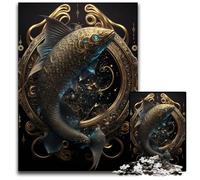 Puzzles for 1000 Piece Zodiac Pisces Puzzles for Adults Challenging Brain Teaser for Teenagers Family Game Night Fun 1000 PCS(38x26cm)