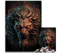 Puzzles for 1000Piece Demonic Lion Puzzles for Adults for Family And Friends Suitable for Ages 14 1000 PCS(75x50cm)
