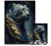 Puzzles for 1000Piece Tiger Unreal Puzzles for Adults for Family And Friends Suitable for Ages 14 1000 PCS(38x26cm)