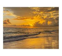 Puzzles for 1500 Piece Impossible Puzzle for Adults-Beach,sunset,waves 87x57cm