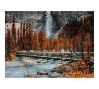 Puzzles for 1500 Piece Impossible Puzzle for Adults-Bridge,waterfall,river 87x57cm