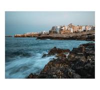 Puzzles for 1500 Piece Impossible Puzzle for Adults-Coast,Rocks,Sea,Buildings,City 87x57cm