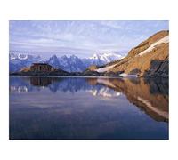 Puzzles for 1500 Piece Impossible Puzzle for Adults-France,Lake,Mountains,Structure,Water Table 87x57cm
