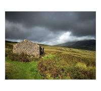 Puzzles for 1500 Piece Impossible Puzzle for Adults-Mountains,Ruins,Structure,Scotland 87x57cm