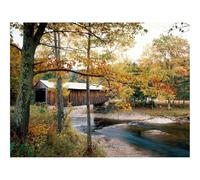 Puzzles for 1500 Piece Impossible Puzzle for Adults-River,Bridge,Waterville,Vermont 87x57cm