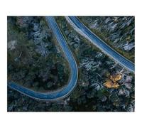 Puzzles for 1500 Piece Impossible Puzzle for Adults-Road,Bends,Trees,forests,Aerial View 87x57cm