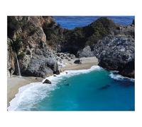 Puzzles for 1500 Piece Impossible Puzzle for Adults-Sea,Beach,Lagoon,Bay,Rocks,Landscape 87x57cm