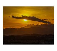Puzzles for 1500 Piece Impossible Puzzle for Adults-Sunset,Clouds,Mountains,Peaks 87x57cm