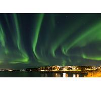 Puzzles for 2000 Piece Impossible Puzzle for Adults Educational Games Gifts for Men,Natural Scenery,Night,Northern Lights,Norway 70x100CM