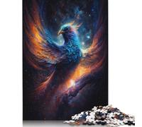 Puzzles for Adult Galaxy Phoenix Bird Puzzle Jigsaw 1000 Pieces Creative Puzzle Intellectual Toys Assembling Games 1000pcs (75x50cm)