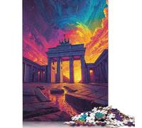 Puzzles for Adults 尺寸 Piece Brandenburg Gate, Germany13 Jigsaw Puzzles for Adults Wood Puzzle Funny Gift 500pcs (52x38cm)
