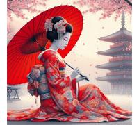Puzzles for Adults 100 Piece,Classical Japanese Woman jigsaw puzzles for adults 100 pieces Puzzle Classic Educational Game puzzle for Family Game and Birthday Gifts