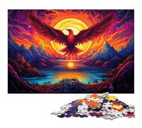 Puzzles for Adults 1000 A Phoenix on Top of The Planet Jigsaw Puzzles for Adults Kids Paper Jigsaw Learning Educational Toy 1000 PCS(38x26cm)
