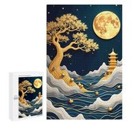 Puzzles for Adults 1000 PCS Abstract Bonsai Tree Puzzles for Adults Hands-on Game But Fun And Humorous Christmas Birthday Gifts 1000 PCS