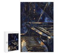 Puzzles for Adults 1000 PCS Abstract Piano Art Puzzles for Adults Family Games Stress Reliever Unique Birthday And Xmas Gifts 1000 PCS