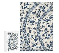 Puzzles for Adults 1000 PCS Bees Birds Flowers Japanese Jigsaw for Teenagerss Pattern Assembly Parent-child Interaction Beautiful Design Game 1000 PCS