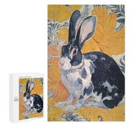 Puzzles for Adults 1000 PCS Black And White Bunny Art Print Jigsaw Puzzles for Adults But Fun And Humorous for Birthday, Chrismas Christmas Birthday Gifts 1000 PCS