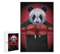 Puzzles for Adults 1000 PCS Boxer Giant Panda Jigsaw for Adults Relaxing Games Analysis And Logic Unique Birthday And Xmas Gifts 1000 PCS