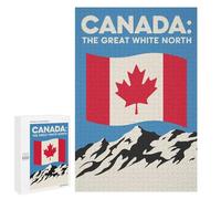 Puzzles for Adults 1000 PCS Canada The Great White North Jigsaws for Adults Relaxing Games Enhance Memory Unique Birthday And Xmas Gifts 1000 PCS