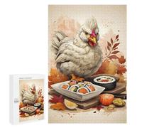 Puzzles for Adults 1000 PCS Chicks Delicious Sushi Jigsaw for Adults Relaxing Games Analysis And Logic Unique Birthday And Xmas Gifts 1000 PCS