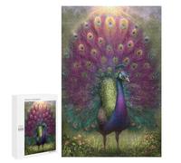 Puzzles for Adults 1000 PCS Colorful Peacock Painting Jigsaw Puzzles for Adults But Fun And Humorous for Birthday, Chrismas Christmas Birthday Gifts 1000 PCS