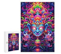 Puzzles for Adults 1000 PCS Colorful Spiritual Artwork-4 Puzzles for Teenagers Staycation Kill Time Help The Brain Exercise Unique Birthday And Xmas Gifts 1000 PCS