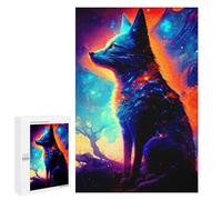 Puzzles for Adults 1000 PCS Cosmic Fox Portrait-2 Puzzles for Adults Hands-on Game But Fun And Humorous Christmas Birthday Gifts 1000 PCS