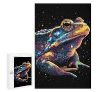 Puzzles for Adults 1000 PCS Cosmic Frog Art Print Puzzles for Teenagers Staycation Kill Time Help The Brain Exercise Unique Birthday And Xmas Gifts 1000 PCS