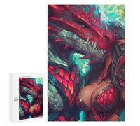 Puzzles for Adults 1000 PCS Dragon Armor Fantasy Artwork-6 Puzzles for Teenagers Staycation Kill Time Help The Brain Exercise Unique Birthday And Xmas Gifts 1000 PCS