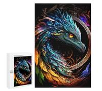 Puzzles for Adults 1000 PCS Dragon's Whispers A Mystical Artwork Puzzle for Adults Family Games Hand Speed Race Unique Birthday And Xmas Gifts 1000 PCS