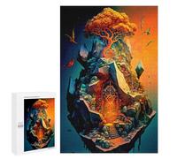 Puzzles for Adults 1000 PCS Enchanted Floating Island Puzzle for Adults Family Games Hand Speed Race Unique Birthday And Xmas Gifts 1000 PCS