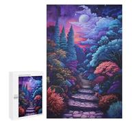 Puzzles for Adults 1000 PCS Enchanted Forest Pathway Puzzles for Teenagers Staycation Kill Time Help The Brain Exercise Unique Birthday And Xmas Gifts 1000 PCS