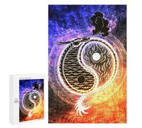 Puzzles for Adults 1000 PCS Fire And Ice Puzzles for Adults Hands-on Game But Fun And Humorous Christmas Birthday Gifts 1000 PCS