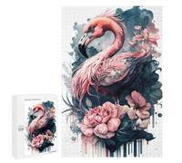 Puzzles for Adults 1000 PCS Flamingo Lovely Jigsaws for Adults Relaxing Games Enhance Memory Unique Birthday And Xmas Gifts 1000 PCS