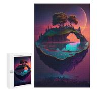 Puzzles for Adults 1000 PCS Floating Island Fantasy -2 Jigsaw for Adults Relaxing Games Analysis And Logic Unique Birthday And Xmas Gifts 1000 PCS