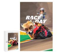 Puzzles for Adults 1000 PCS Fox Leading Race Day Jigsaw for Adults Relaxing Games Analysis And Logic Unique Birthday And Xmas Gifts 1000 PCS