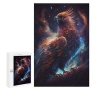 Puzzles for Adults 1000 PCS Galactic Eagle Art Print Jigsaw for Teenagerss Pattern Assembly Parent-child Interaction Beautiful Design Game 1000 PCS