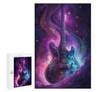 Puzzles for Adults 1000 PCS Galactic Guitar Dreams Jigsaw for Teenagerss Pattern Assembly Parent-child Interaction Beautiful Design Game 1000 PCS