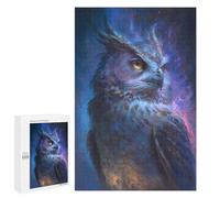 Puzzles for Adults 1000 PCS Galactic Owl Majesty -1 Puzzle for Adults Family Games Hand Speed Race Unique Birthday And Xmas Gifts 1000 PCS
