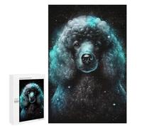 Puzzles for Adults 1000 PCS Galactic Poodle Portrait -4 Jigsaw for Teenagerss Pattern Assembly Parent-child Interaction Beautiful Design Game 1000 PCS
