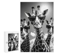 Puzzles for Adults 1000 PCS Giraffe Rap Cover Jigsaw for Adults Relaxing Games Analysis And Logic Unique Birthday And Xmas Gifts 1000 PCS